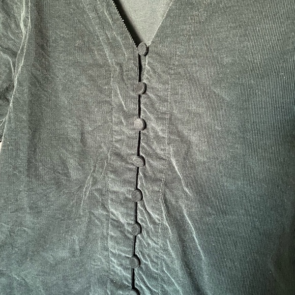 Madewell Corduroy Puff Sleeve Button FrontTop - Picture 8 of 9